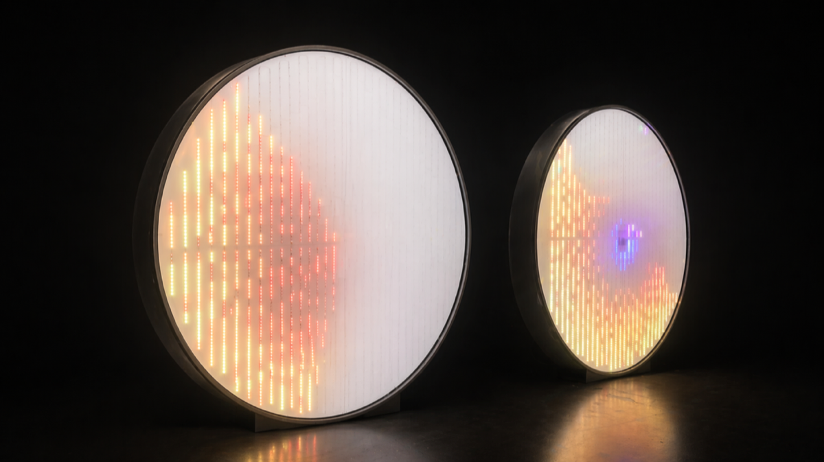 Luminarias Custom — instalación circular LED (referencia 1)